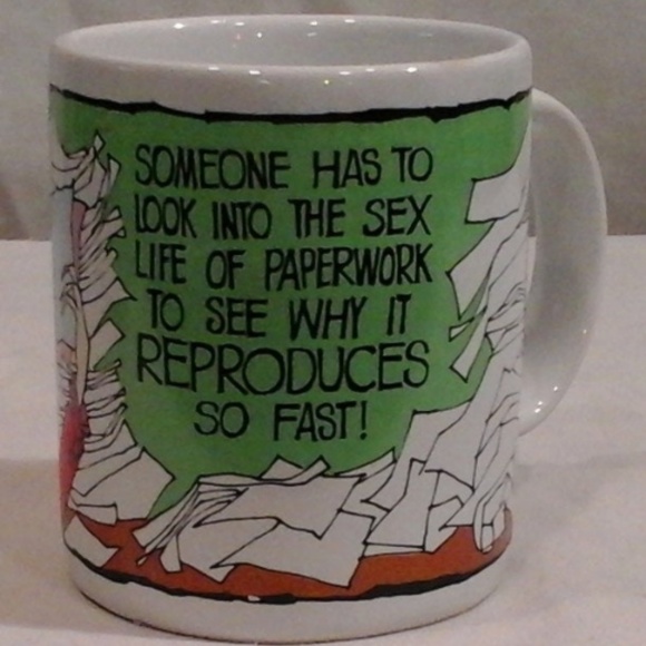 Sex Life Of Paper Work By Stan Allen Cup Mug - Picture 3 of 5